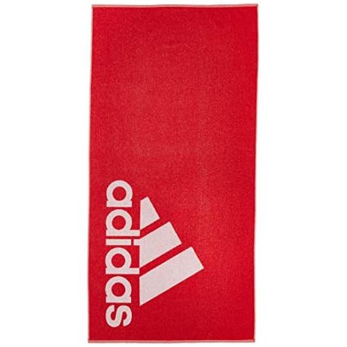 아디다스 adidas Adidas Towel Size L Athletic Swimming Apparel, Collegiate Red, NS
