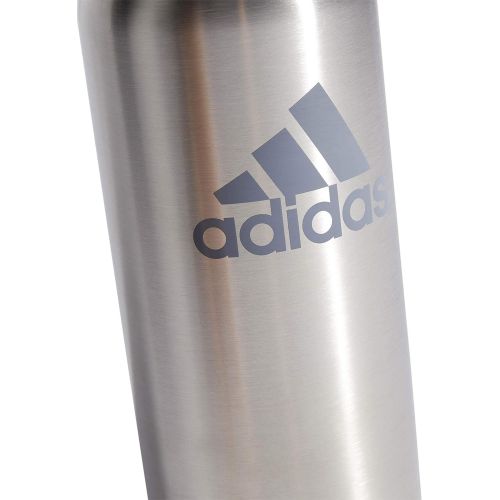 아디다스 adidas 1 Liter (32 oz) Metal Water Bottle, Hot/Cold Double-Walled Insulated 18/8 Stainless Steel