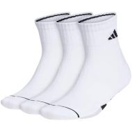 adidas Mens Cushioned Quarter Socks (3-Pair)