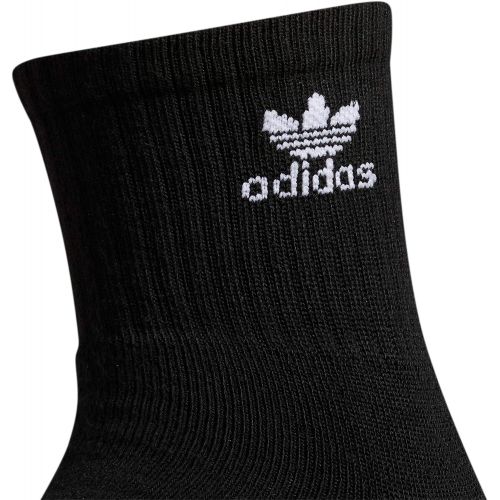 아디다스 adidas Mens Trefoil Quarter Sock (6-Pair)