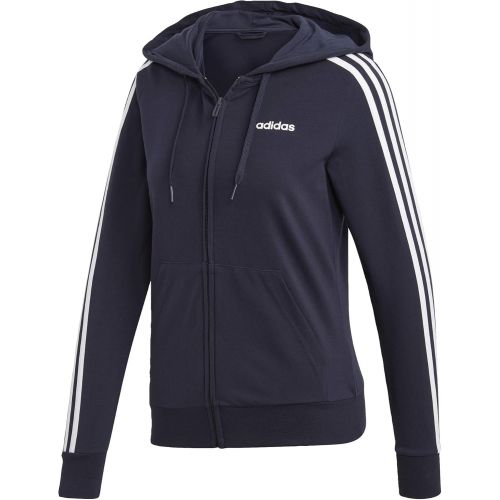 아디다스 adidas Essentials 3s Single Jersey Full Zip Hoodie Jacket