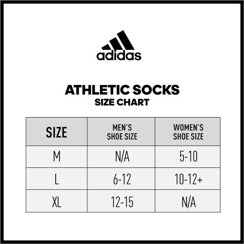 아디다스 adidas Womens 3-Stripe Crew Socks (3-Pair)