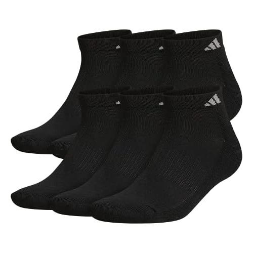 아디다스 adidas Mens Athletic Cushioned Low Cut Socks (6-Pair)