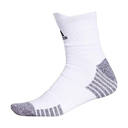 아디다스 adidas womens 5-star Team Cushioned High Quarter Socks (1-pair)