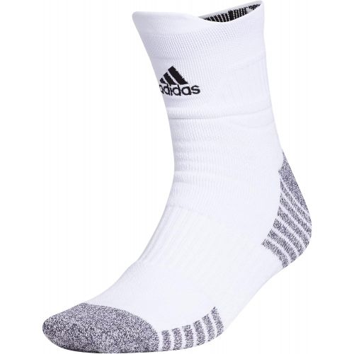 아디다스 adidas womens 5-star Team Cushioned High Quarter Socks (1-pair)