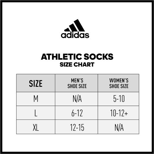 아디다스 adidas womens Athletic Cushioned Crew Socks With Arch Compression (6-Pair), White/Shock Pink/Bright Cyan, Medium
