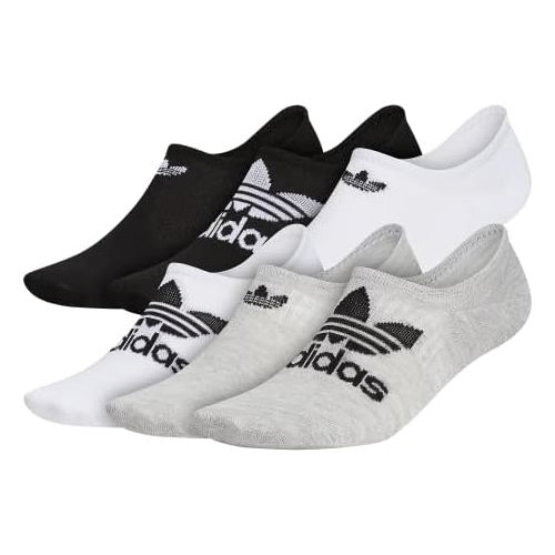 아디다스 adidas Originals Mens Classic Trefoil Superlite Super No Show Socks (6-pair)