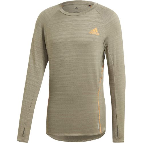 아디다스 adidas Mens Adi Runner Long Sleeve Tee