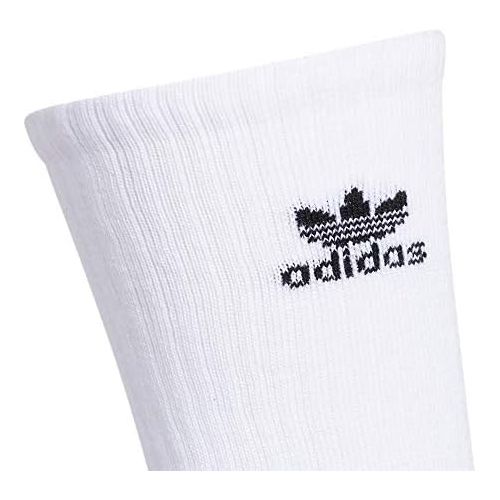 아디다스 adidas Originals unisex-adult Trefoil Crew Socks (6-pair)