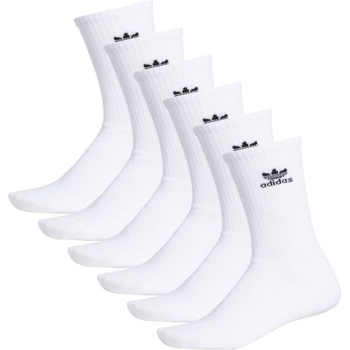 아디다스 adidas Originals unisex-adult Trefoil Crew Socks (6-pair)