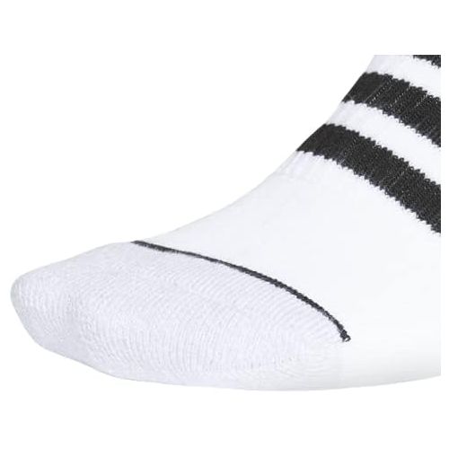 아디다스 adidas Mens 3-stripe No Show Socks (3-pair)