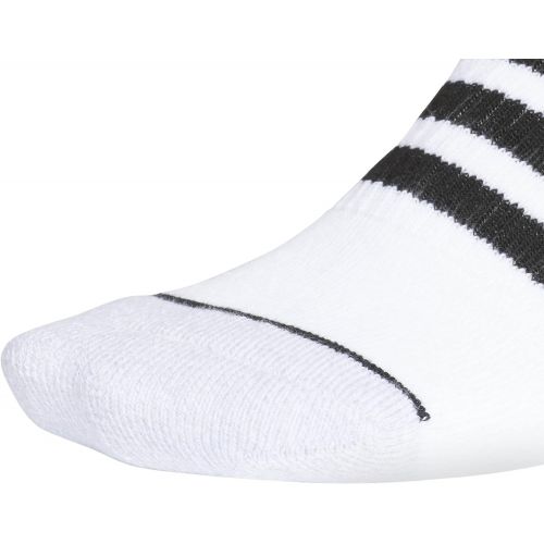 아디다스 adidas Mens 3-stripe No Show Socks (3-pair)