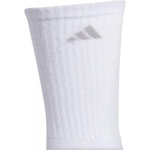 아디다스 adidas womens Cushioned Crew Socks (3-pair)