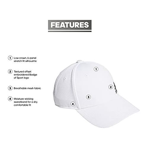 아디다스 adidas Mens Release 2 Structured Stretch Fit Cap