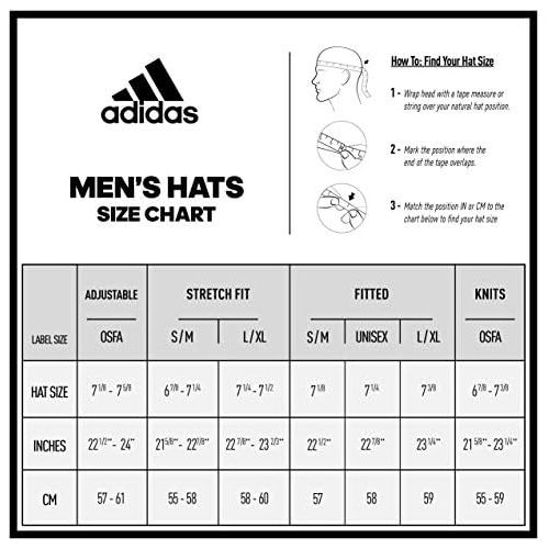 아디다스 adidas Mens Release 2 Structured Stretch Fit Cap