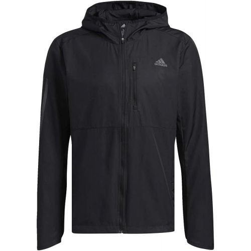 아디다스 adidas mens Own the Run Hooded Jacket