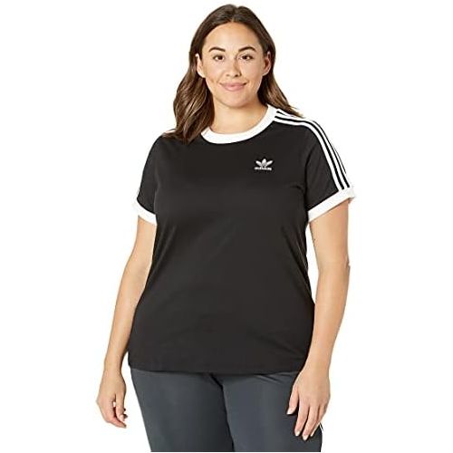 아디다스 adidas Originals Womens Adicolor 3-Stripes Tee