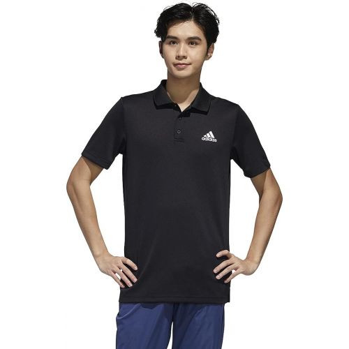 아디다스 adidas Mens Designed 2 Move 3-Stripes Polo Shirt