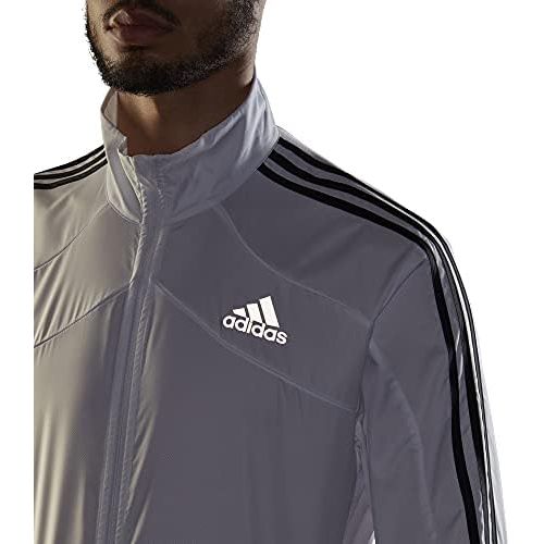 아디다스 adidas Mens Marathon Jacket 3-Stripes