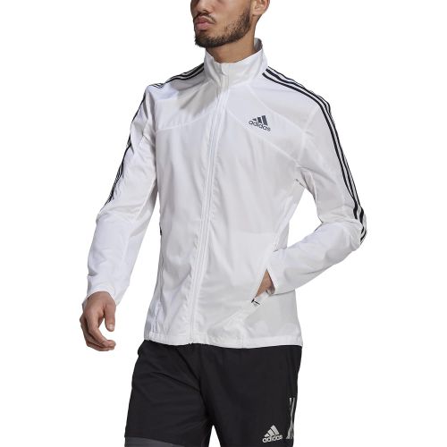 아디다스 adidas Mens Marathon Jacket 3-Stripes