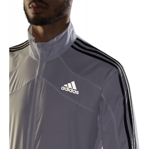 아디다스 adidas Mens Marathon Jacket 3-Stripes