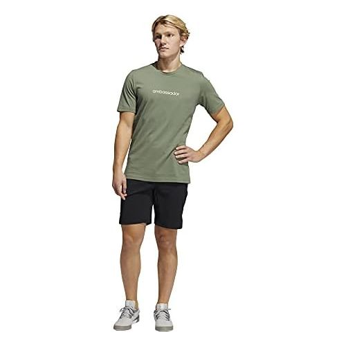 아디다스 adidas Mens Adicross Hybrid Recycled Polyester Golf Short