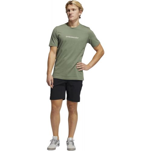 아디다스 adidas Mens Adicross Hybrid Recycled Polyester Golf Short