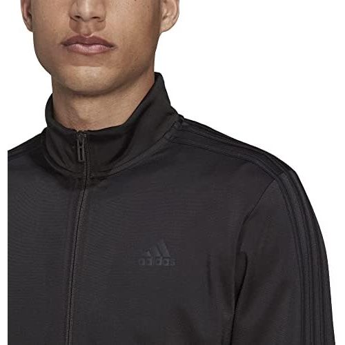 아디다스 adidas Mens Essentials Warm-Up 3-Stripes Track Top