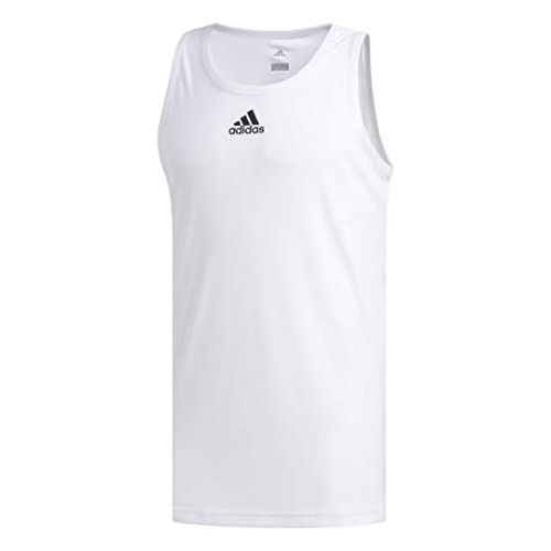 아디다스 adidas Mens Heathered Tank Top