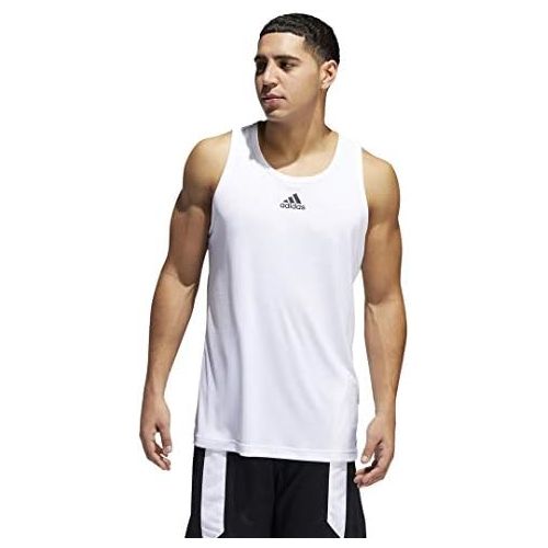 아디다스 adidas Mens Heathered Tank Top