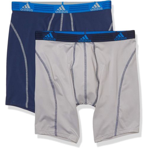 아디다스 adidas Mens Sport Performance Climalite 9-Inch Midway Underwear (Pack of 2)