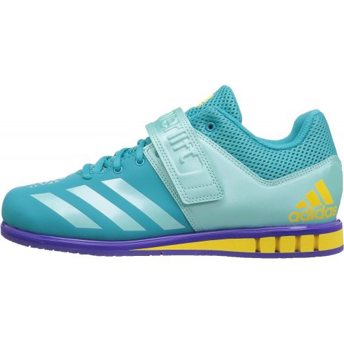 아디다스 adidas Women s Powerlift 3 1W Cross Trainer Shoes, Blue 15 Medium US