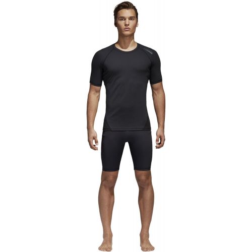 아디다스 adidas Mens Training Alphaskin Sport Short Sleeve Tee