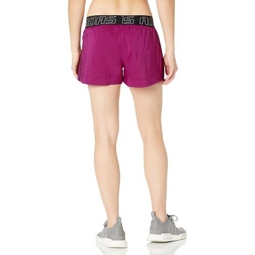 아디다스 adidas Womens Pacer 3-Stripes Woven Hack 3-inch Shorts