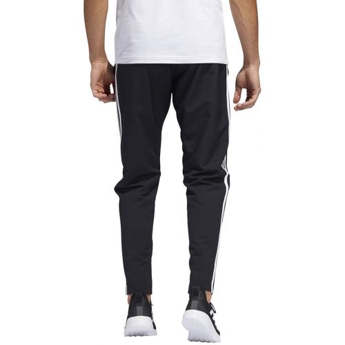 아디다스 adidas Mens Athletics Essential Tricot 3-Stripe Pants, Black, X-Small