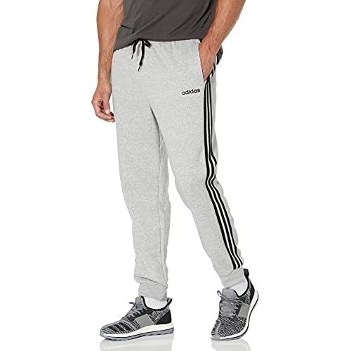 아디다스 adidas Mens Essentials 3-Stripes Tapered Cuffed Pants