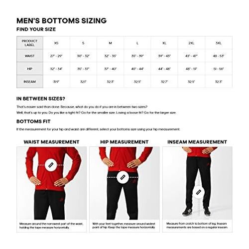아디다스 adidas Mens Essentials 3-Stripes Tapered Cuffed Pants
