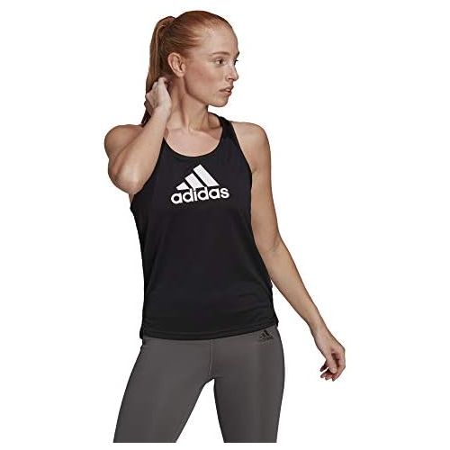 아디다스 adidas Womens Aeroready Designed 2 Move Logo Sport Tank Top