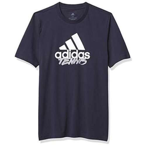 아디다스 adidas Male Tennis Graphic Logo T-Shirt