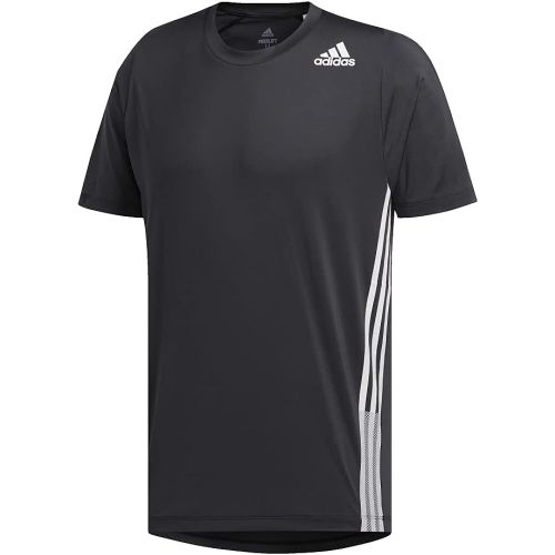 아디다스 adidas Mens Freelift 3-Stripes Tee