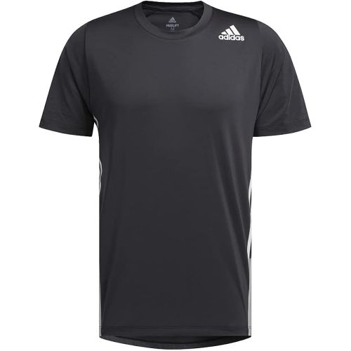 아디다스 adidas Mens Freelift 3-Stripes Tee