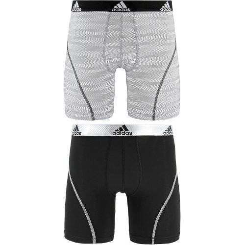 아디다스 adidas Mens Sport Performance Midway Underwear (2-Pack)