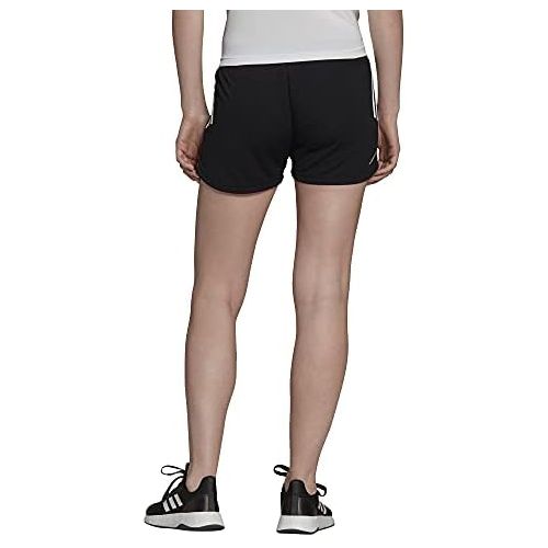아디다스 adidas Womens Knit 3-Stripes Sport Shorts