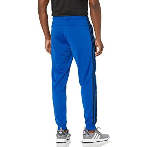 아디다스 adidas Mens Essentials 3-Stripes Tapered Cuffed Pants