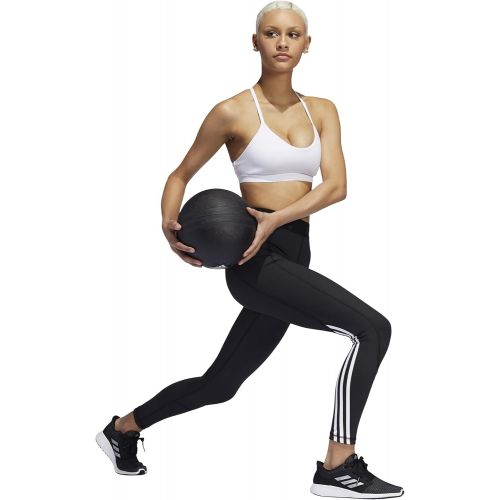 아디다스 adidas Womens Techfit 3-Stripes Long Gym Leggings