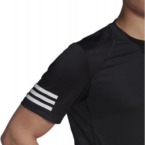 아디다스 adidas Mens Club Tennis 3-Stripes Tee