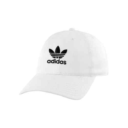 아디다스 adidas Originals Mens Metal Logo 2 Relaxed Fit Strapback Cap