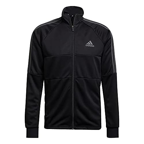 아디다스 adidas Mens Aeroready Sereno Cut 3-Stripes Slim Track Top