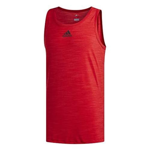 아디다스 adidas Mens Heathered Tank Top