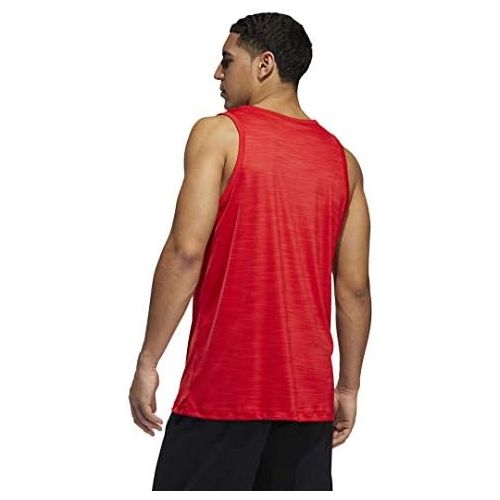 아디다스 adidas Mens Heathered Tank Top